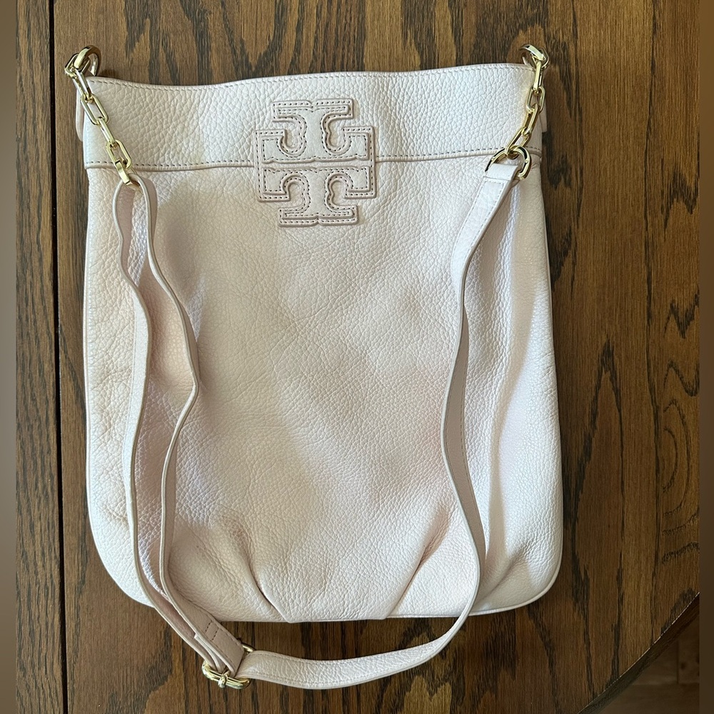 Tory Burch Soft Pink Leather Shoulder Bag